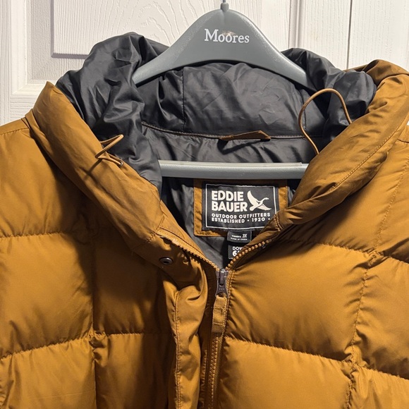 Eddie Bauer Women's Down 650 Puffer jacket 3X Antique Bronze - Picture 6 of 8